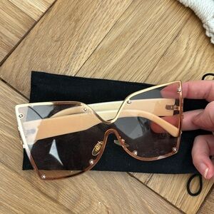 Vintage peach sunglasses